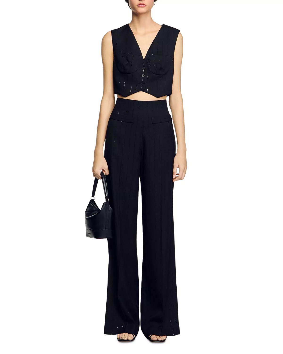 Sequin Suit Pants - 2