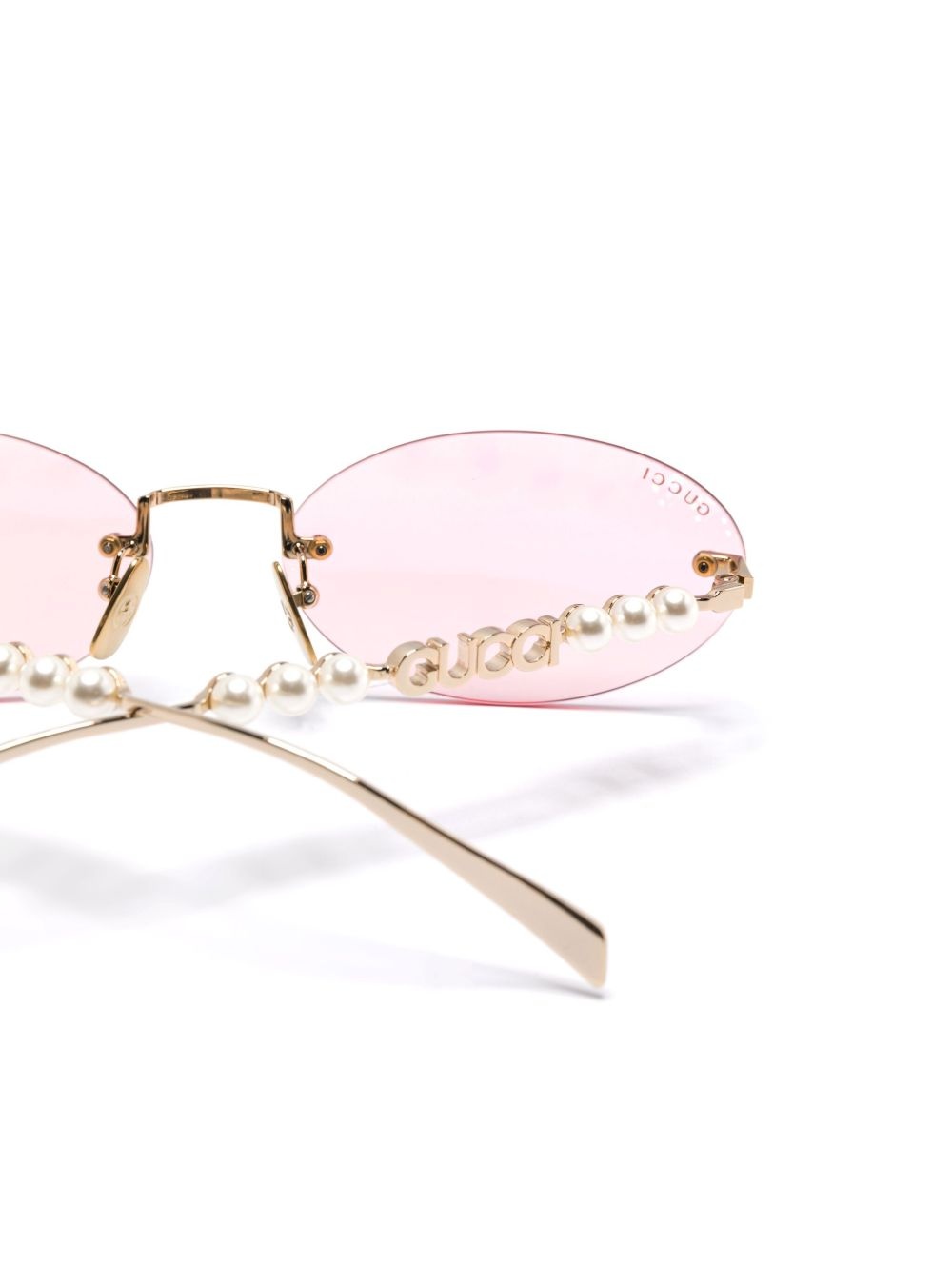 oval-frame sunglasses - 3