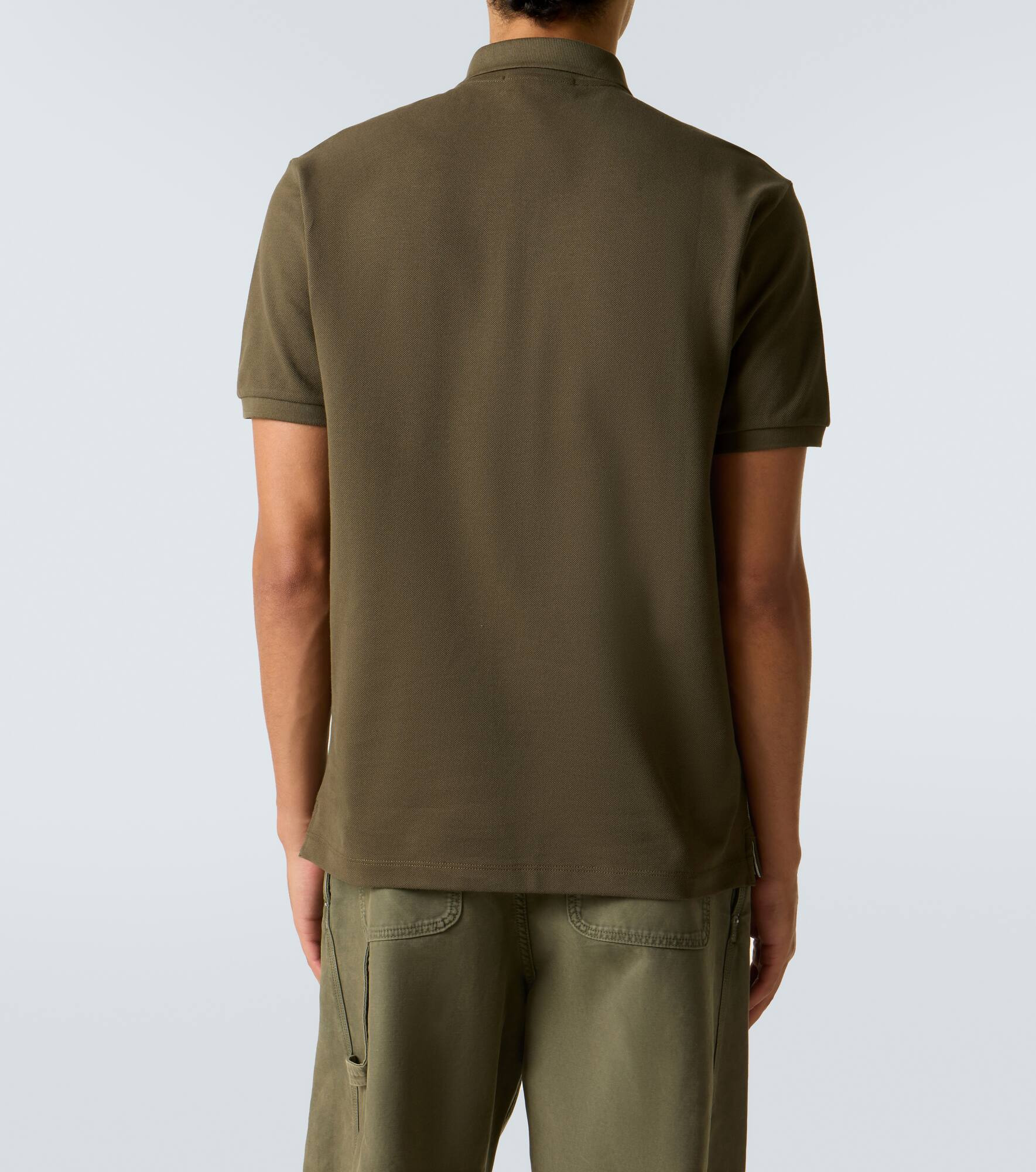 Compass cotton piqué polo shirt - 4