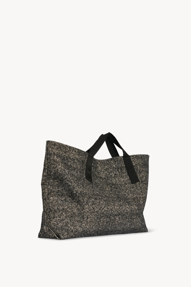 The Row XL Flocked Tote Bag in Cotton and Silk outlook