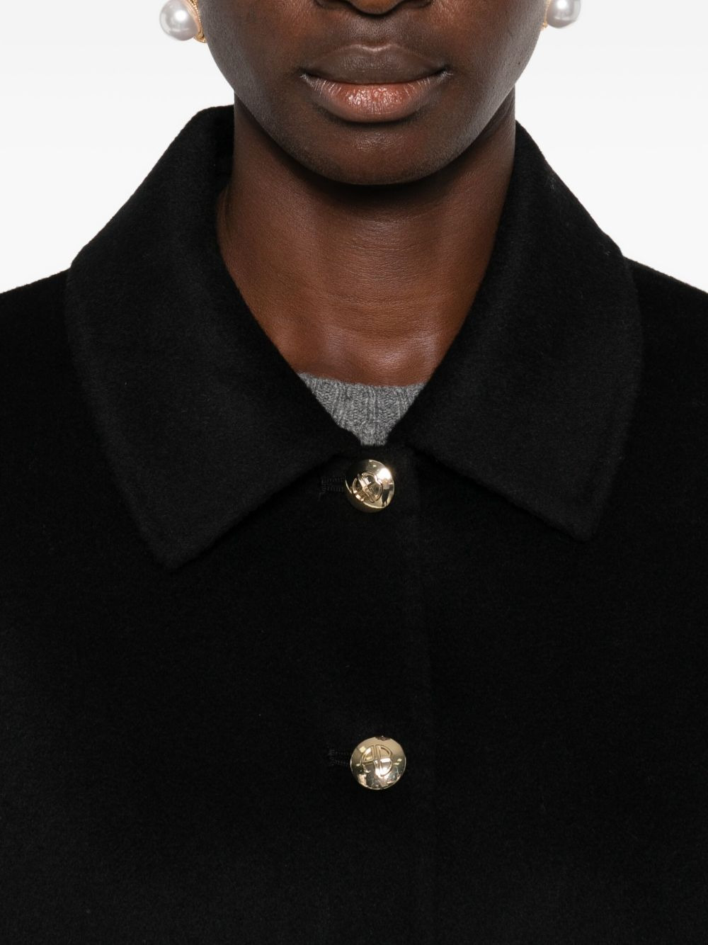 button-fastening patch-pocket jacket - 5