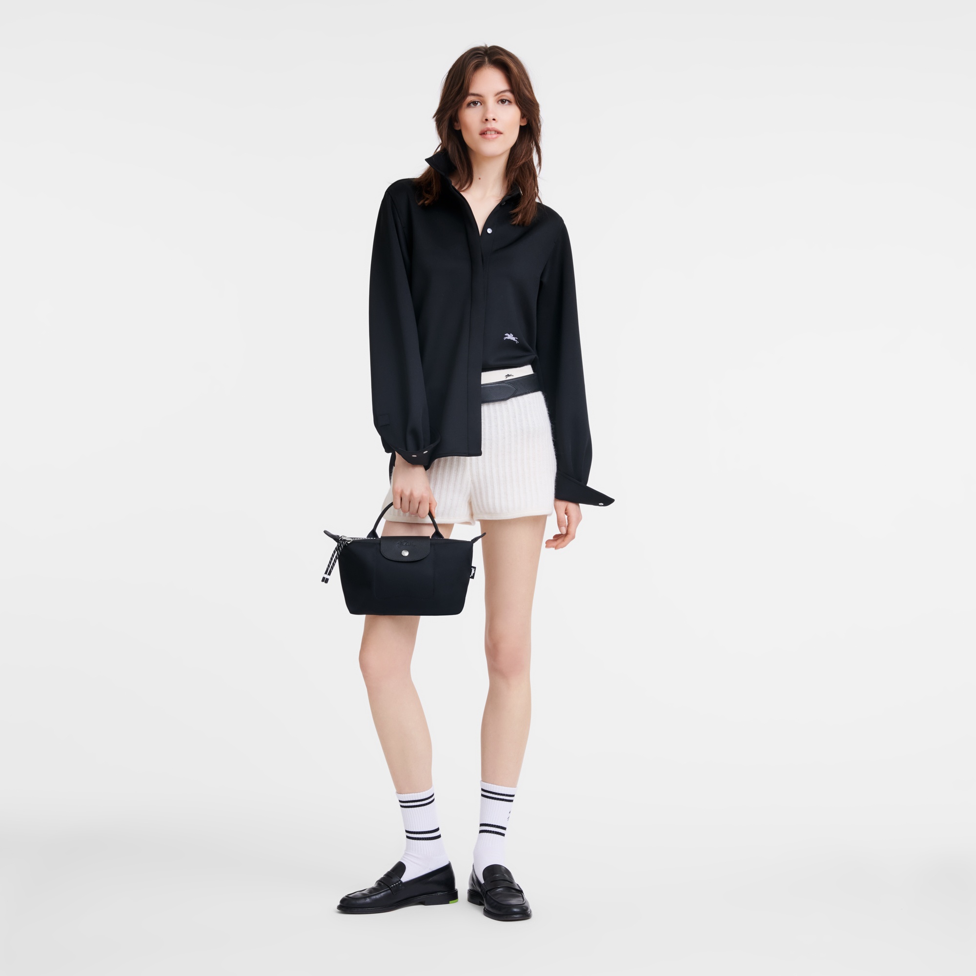 Le Pliage Energy Pouch Black - Recycled canvas - 2