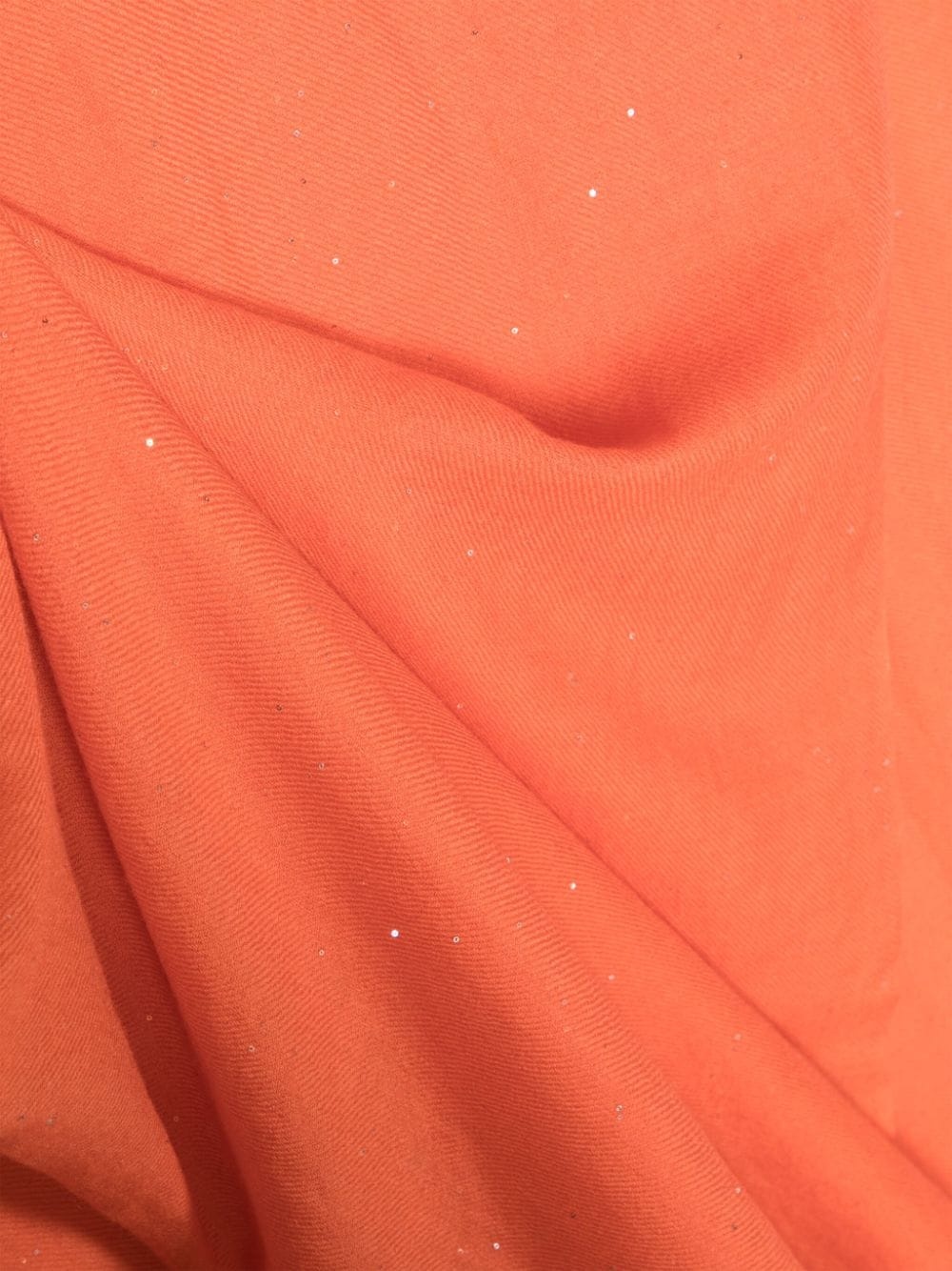 sequin-detail frayed-brim scarf - 3