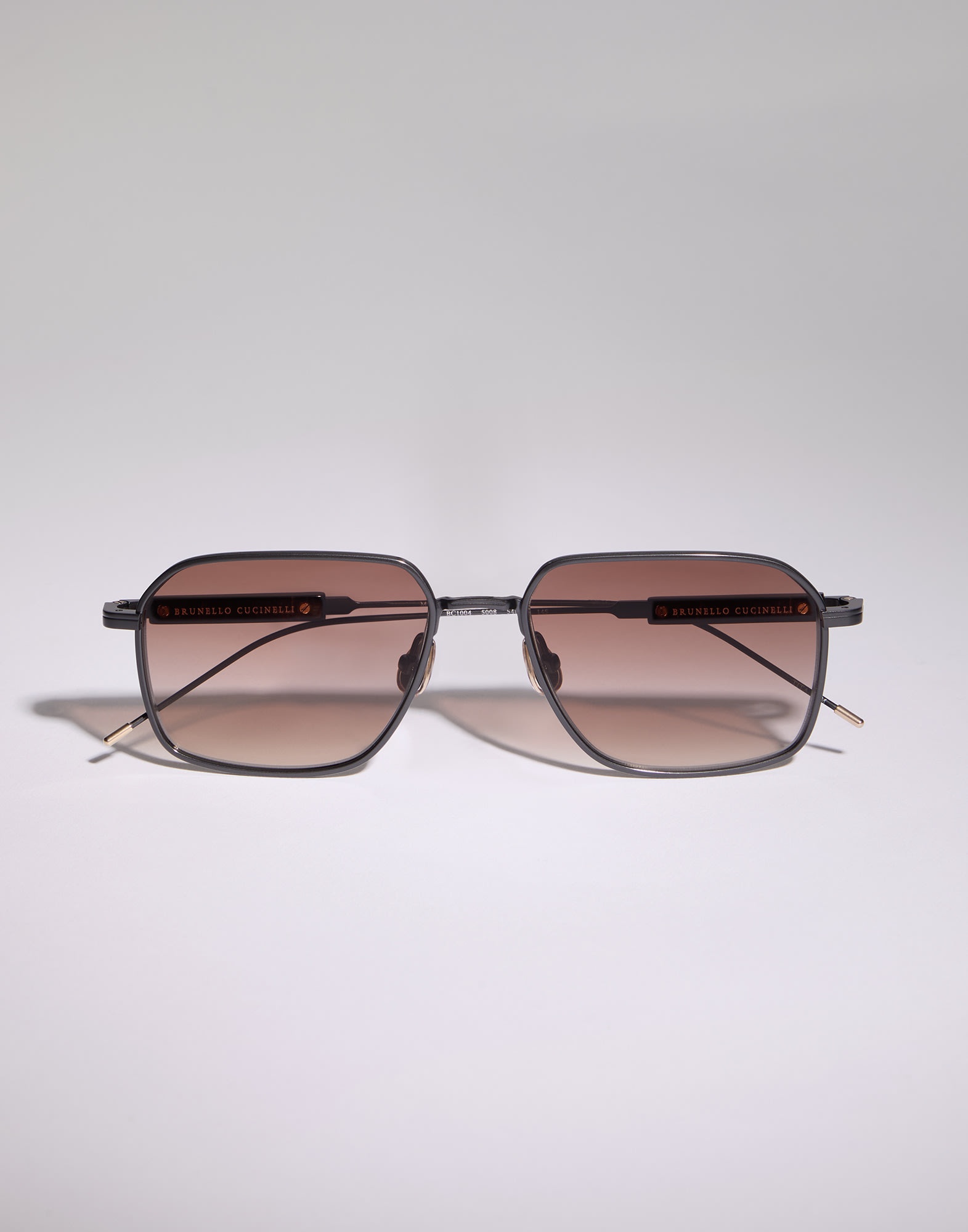 Sartorial Sunset titanium and horn frame - 1