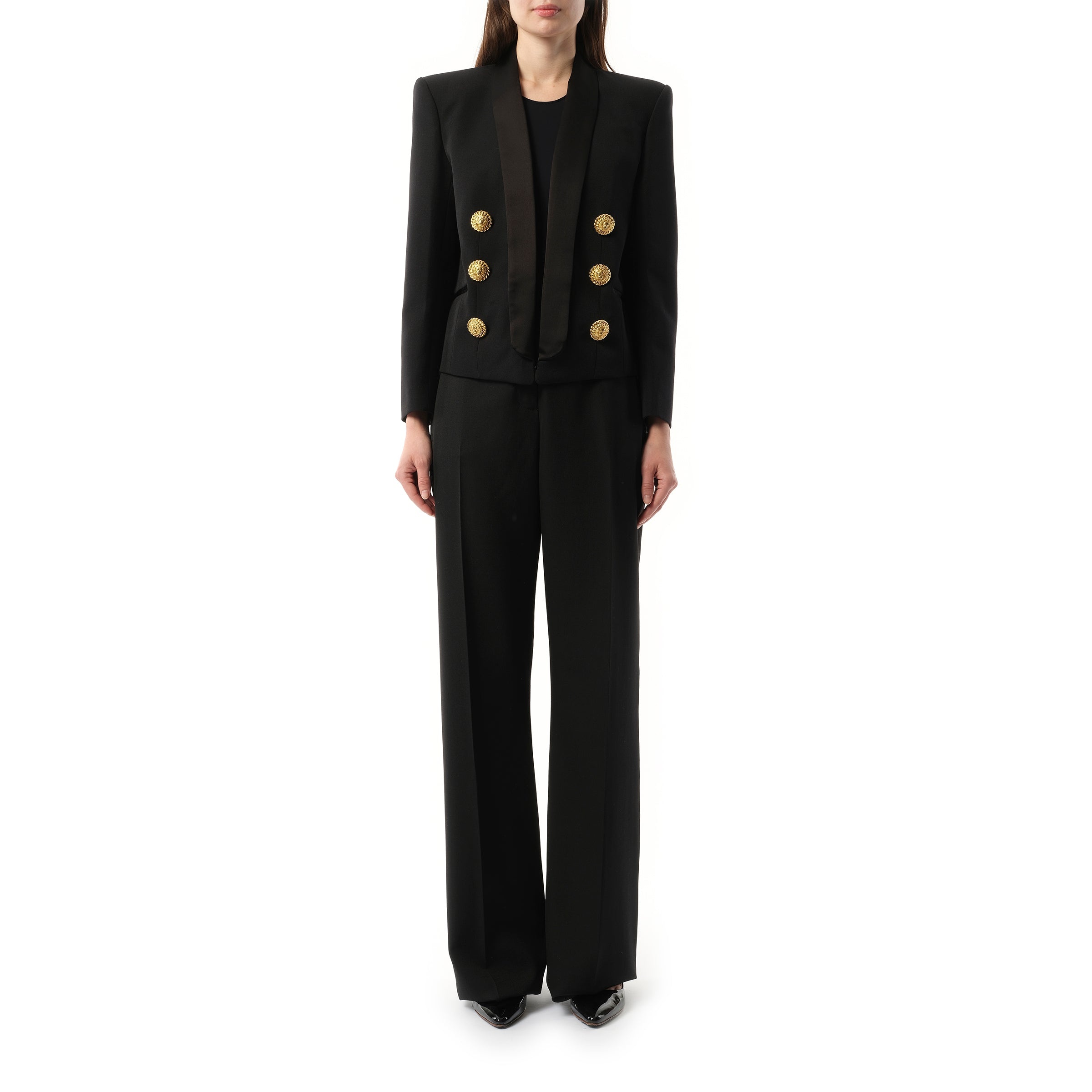 6 BTN Satin GDP Jacket in Black - 4