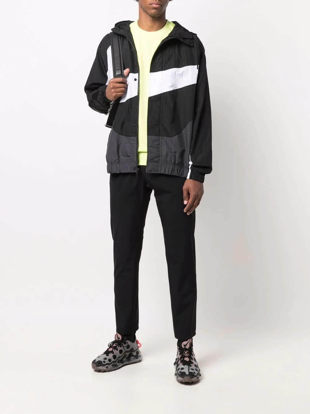 Big Swoosh zip-up hooded jacket - 2