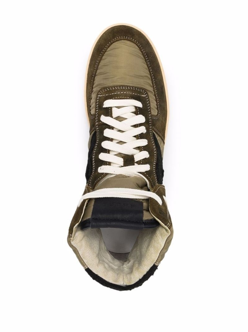 Rhecess panelled high-top sneakers - 4