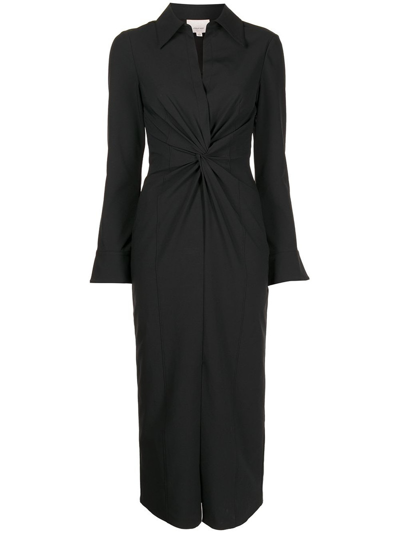 Mckenna twist midi shirt dress 1