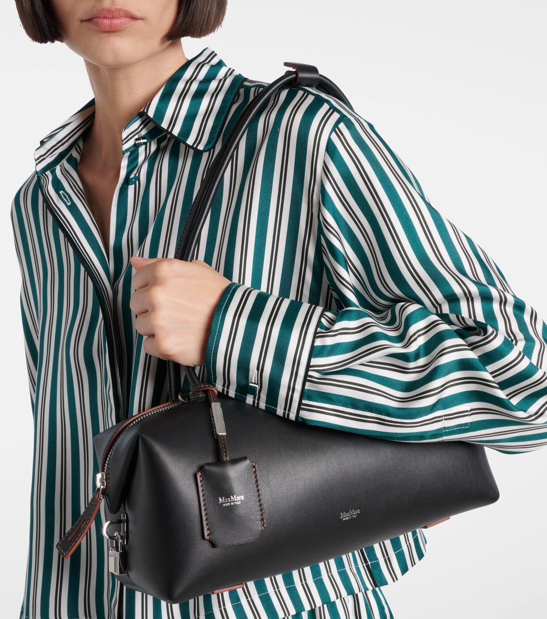 Holdall Small leather tote bag - 2