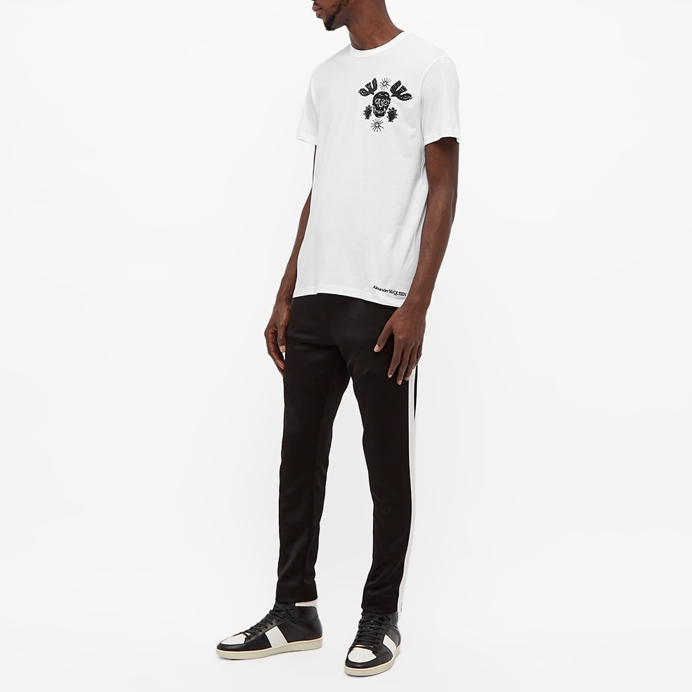 Alexander McQueen Skull Embroidered Tee - 6