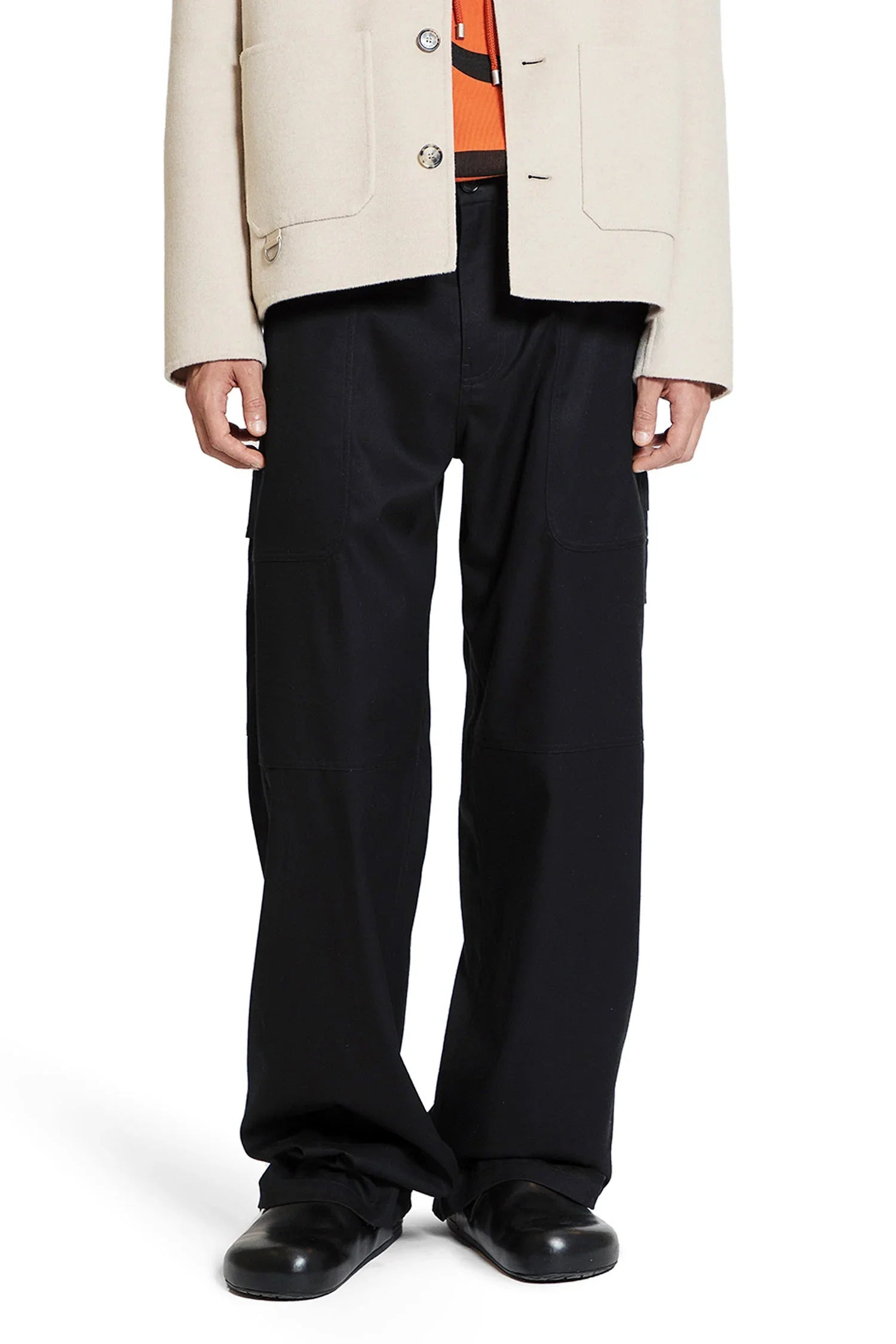 Cargo-Trousers-In-Wool-Silk - 5