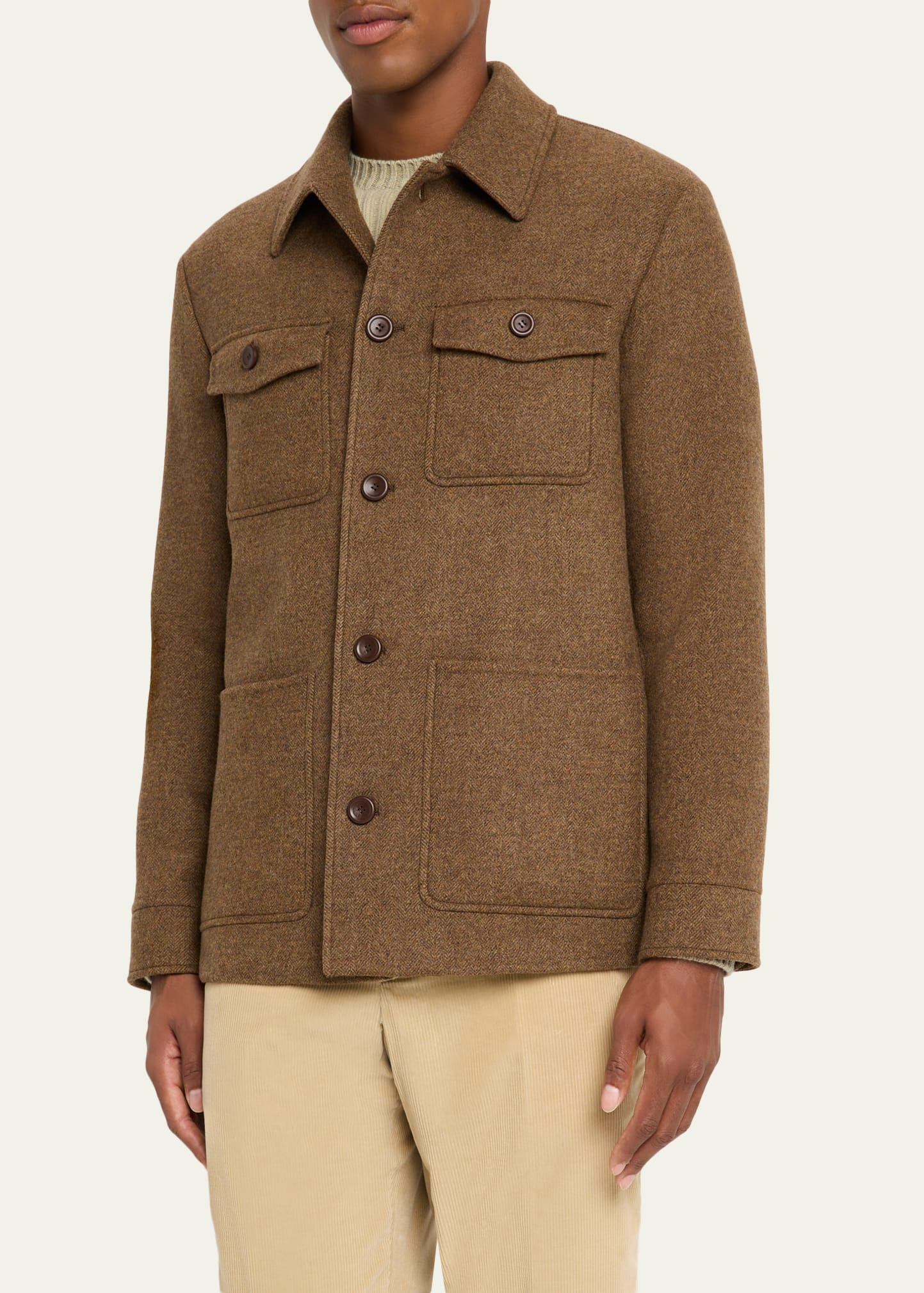 Men's Devis Caban Wish® Wool and Cashmere Jacket - 4