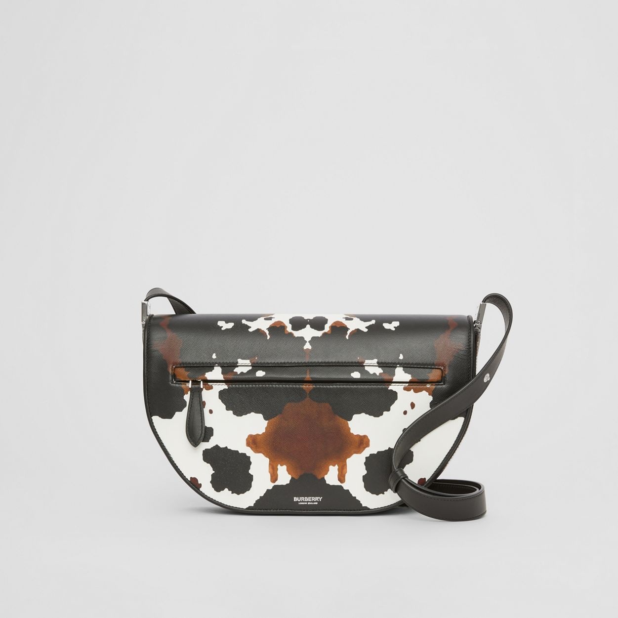 Medium Camouflage Print Leather Olympia Bag - 9