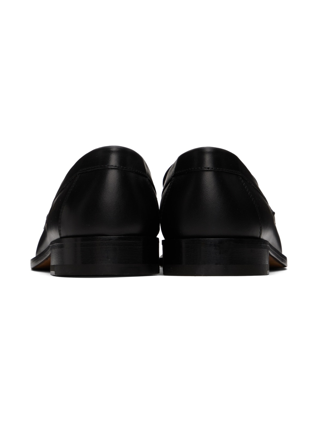Black Leather Loafers - 2
