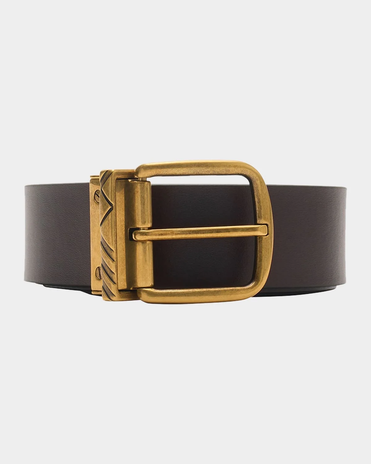 Men's Pin-Buckle Reversible Leather Belt - 1