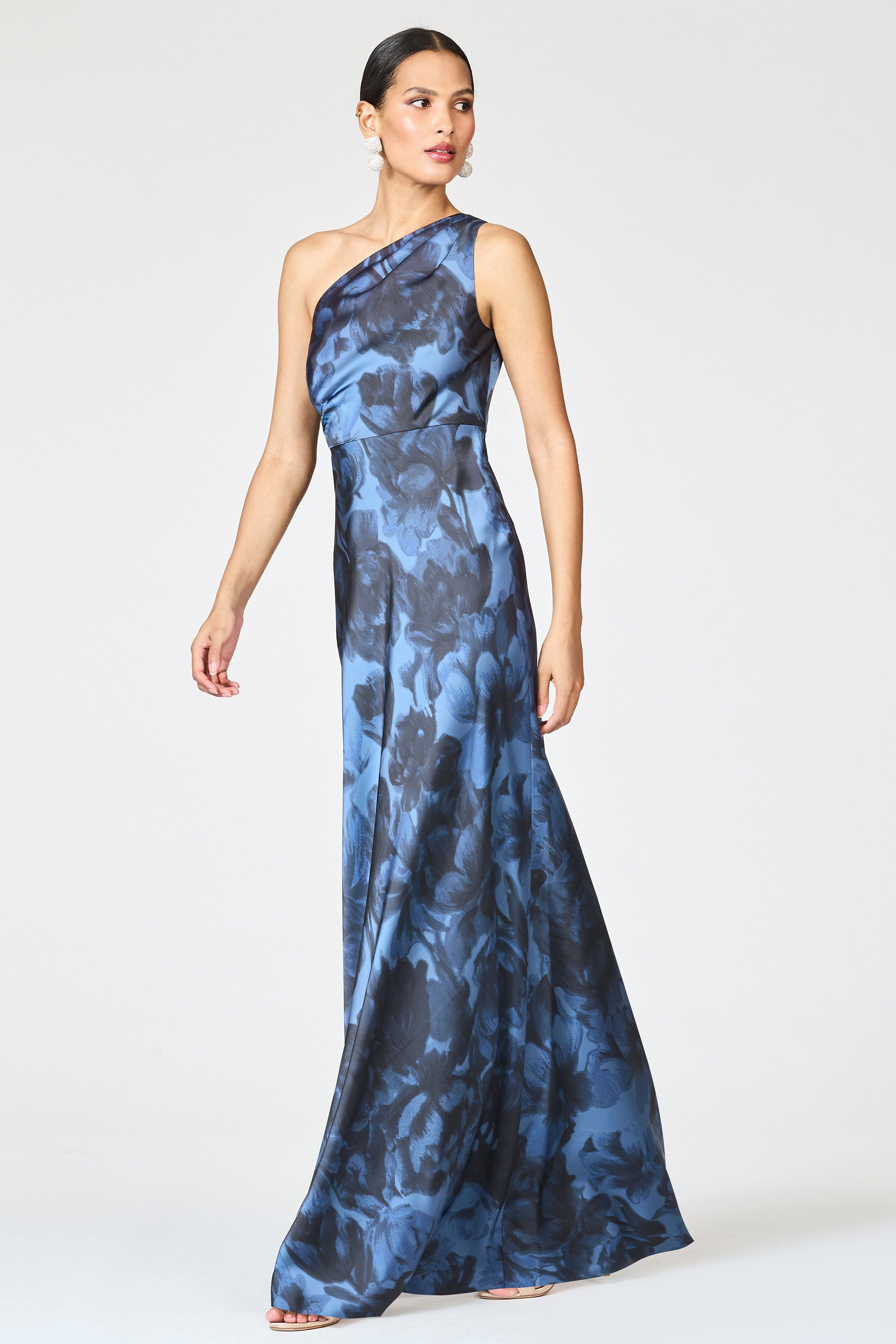 DELPHINE GOWN - DEEP OCEAN BOUQUET - 2