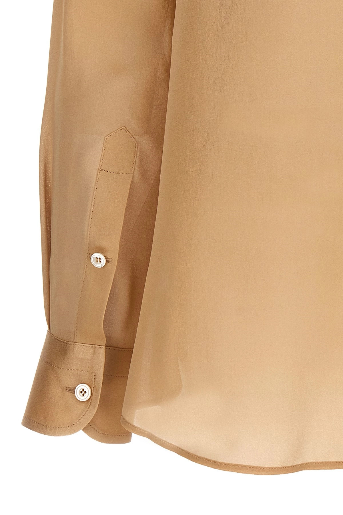 Pleated plastron shirt - 5