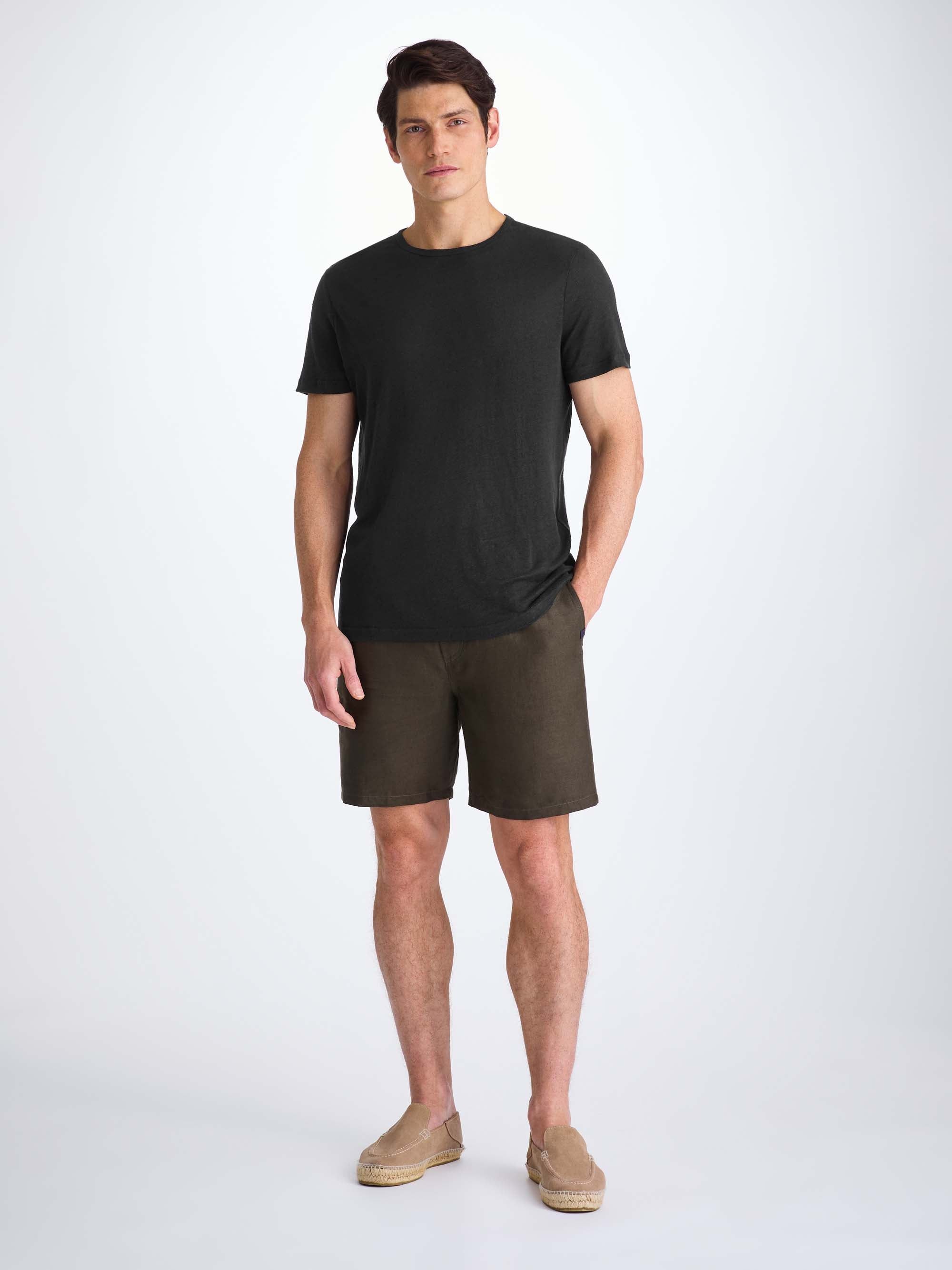 Men's T-Shirt Jordan Linen Black - 3