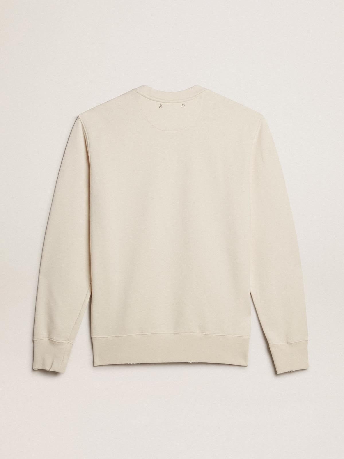 Aged white cotton sweatshirt - 5