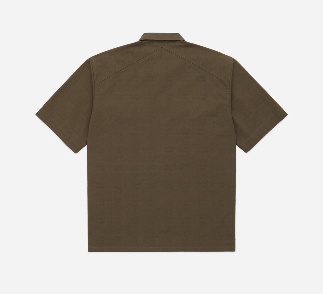 Safari Shirt - Drab Barkcloth - 2
