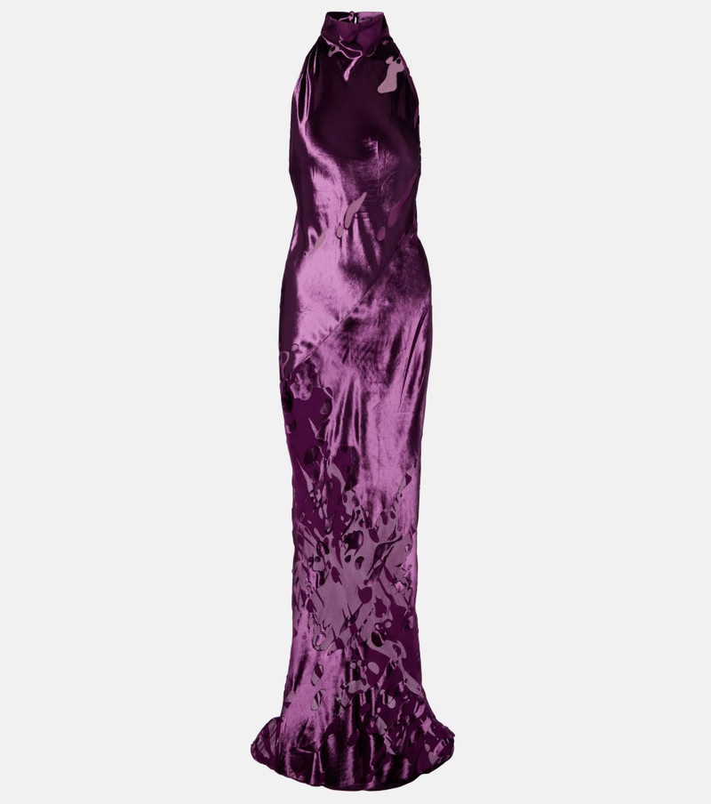 Halterneck gown 1