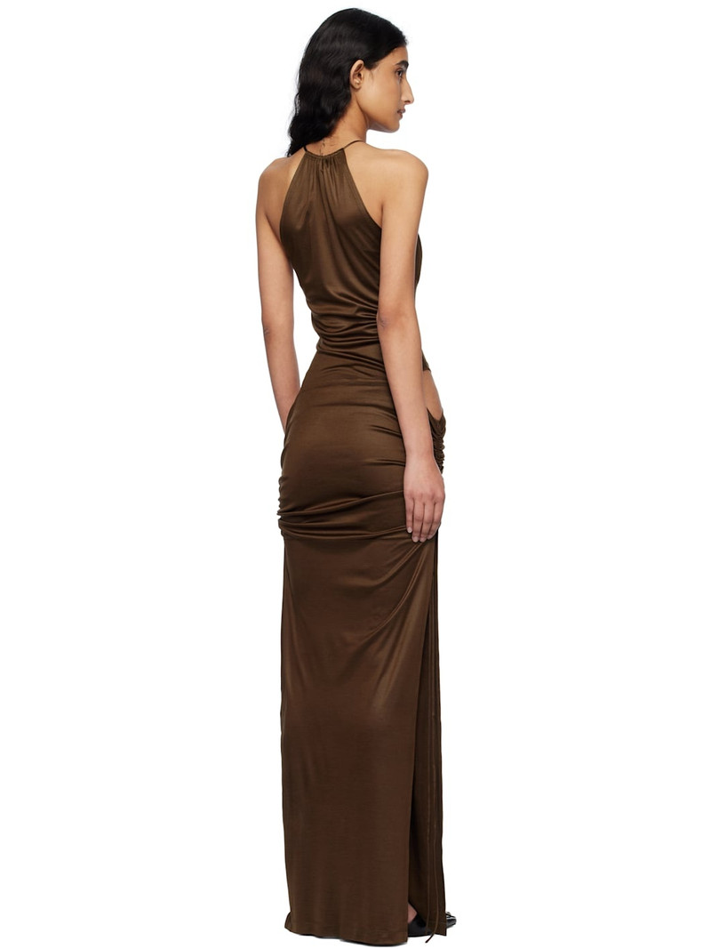 Brown Cu Maxi Dress 3