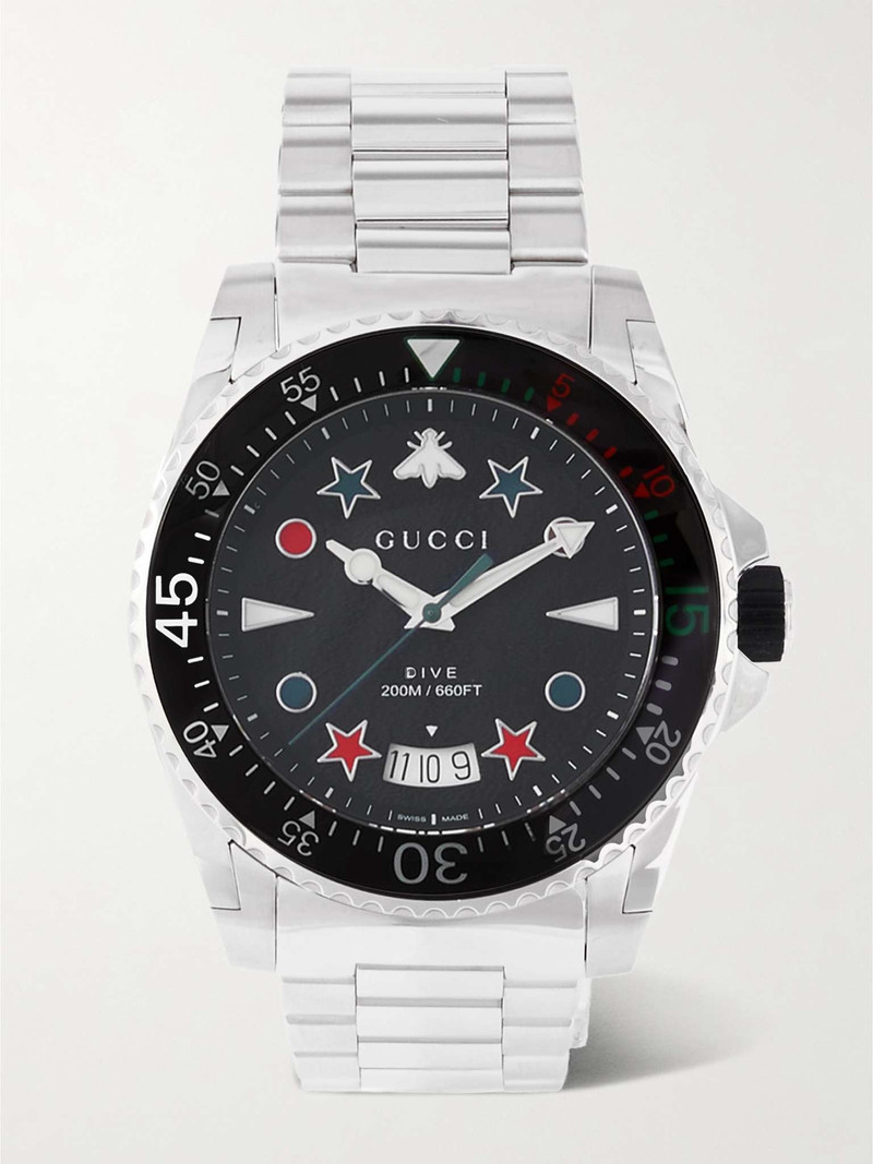 Dive 45mm Stainless Steel Watch 1