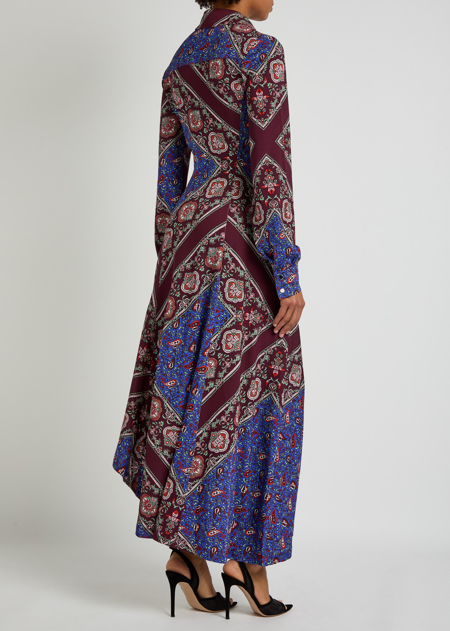 Rabanne Patterned Jersey Midi Shirt Dress - 3