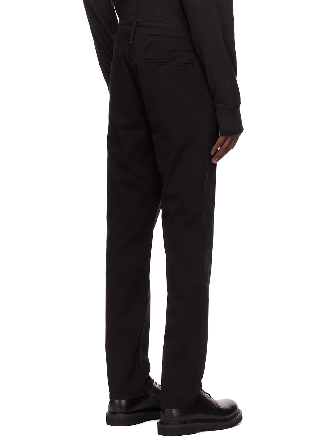 Black Fit 2 Slim Chino Trousers - 3