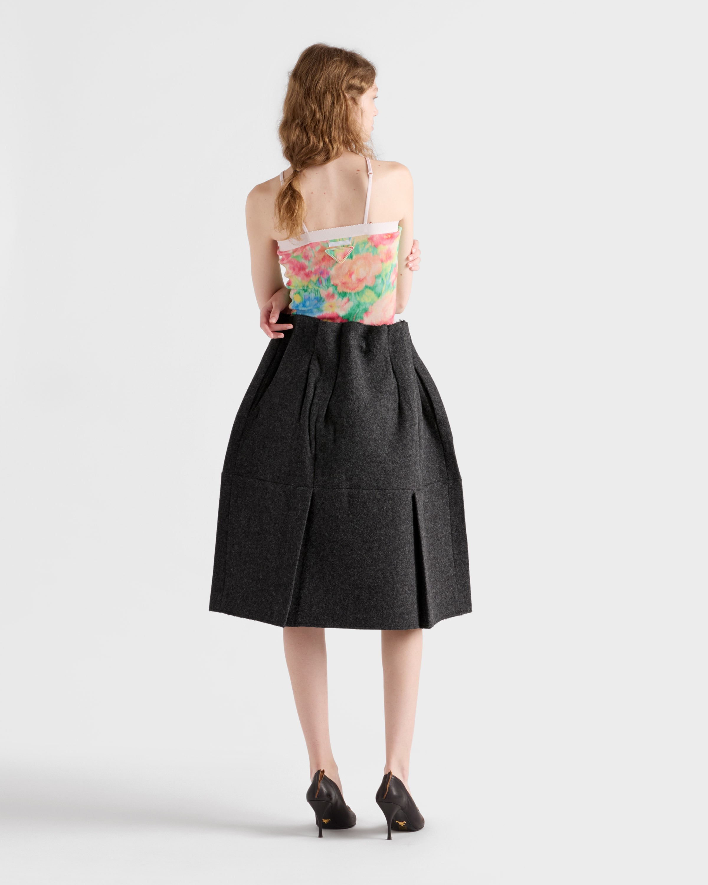 Shetland wool midi skirt - 5