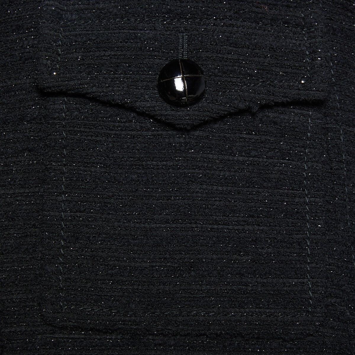Tweed wool cape with pockets - 5