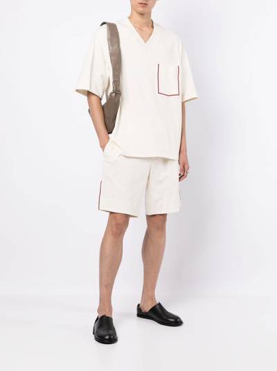 3.1 Phillip Lim side-stripe sweatshorts outlook