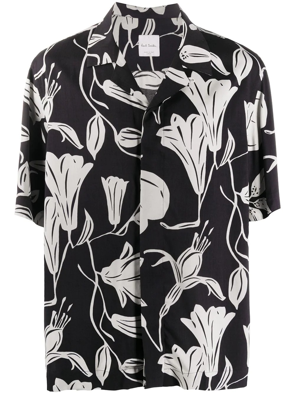 floral short sleeve shirt - 1