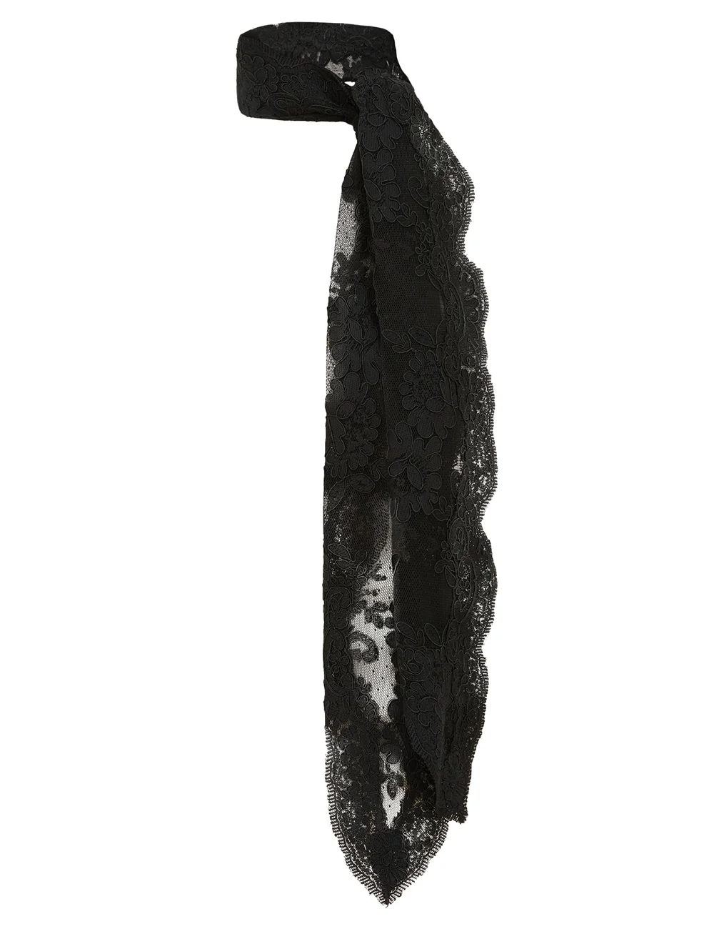 LACE NECK SCARF - 1