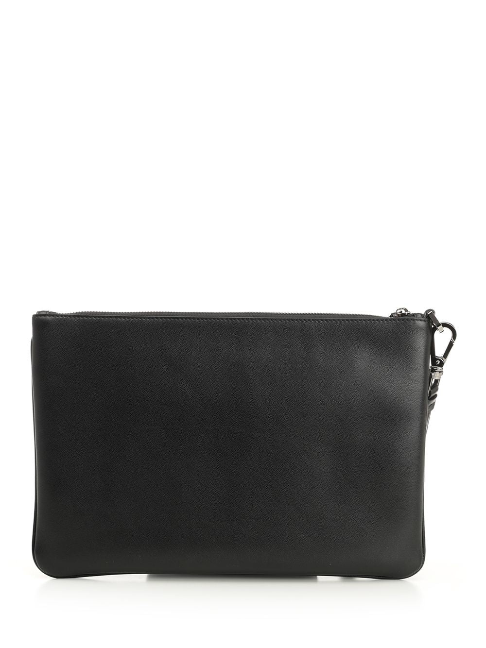 Zip Pouch Small Leather Goods Black - 3
