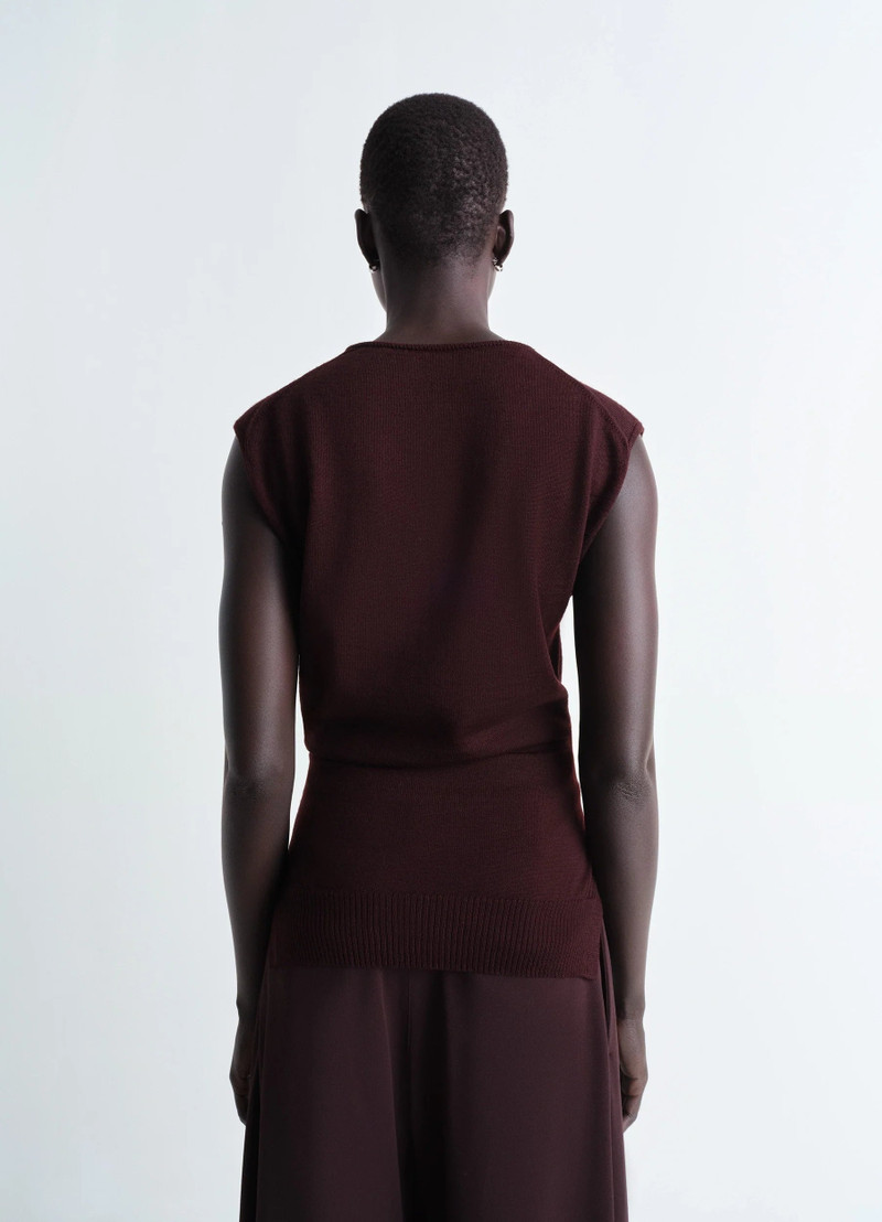 TROMPE L'OEIL SLEEVELESS JUMPER 3