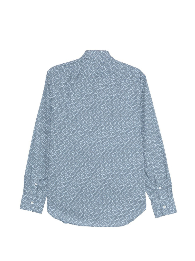 Canali floral cotton shirt outlook