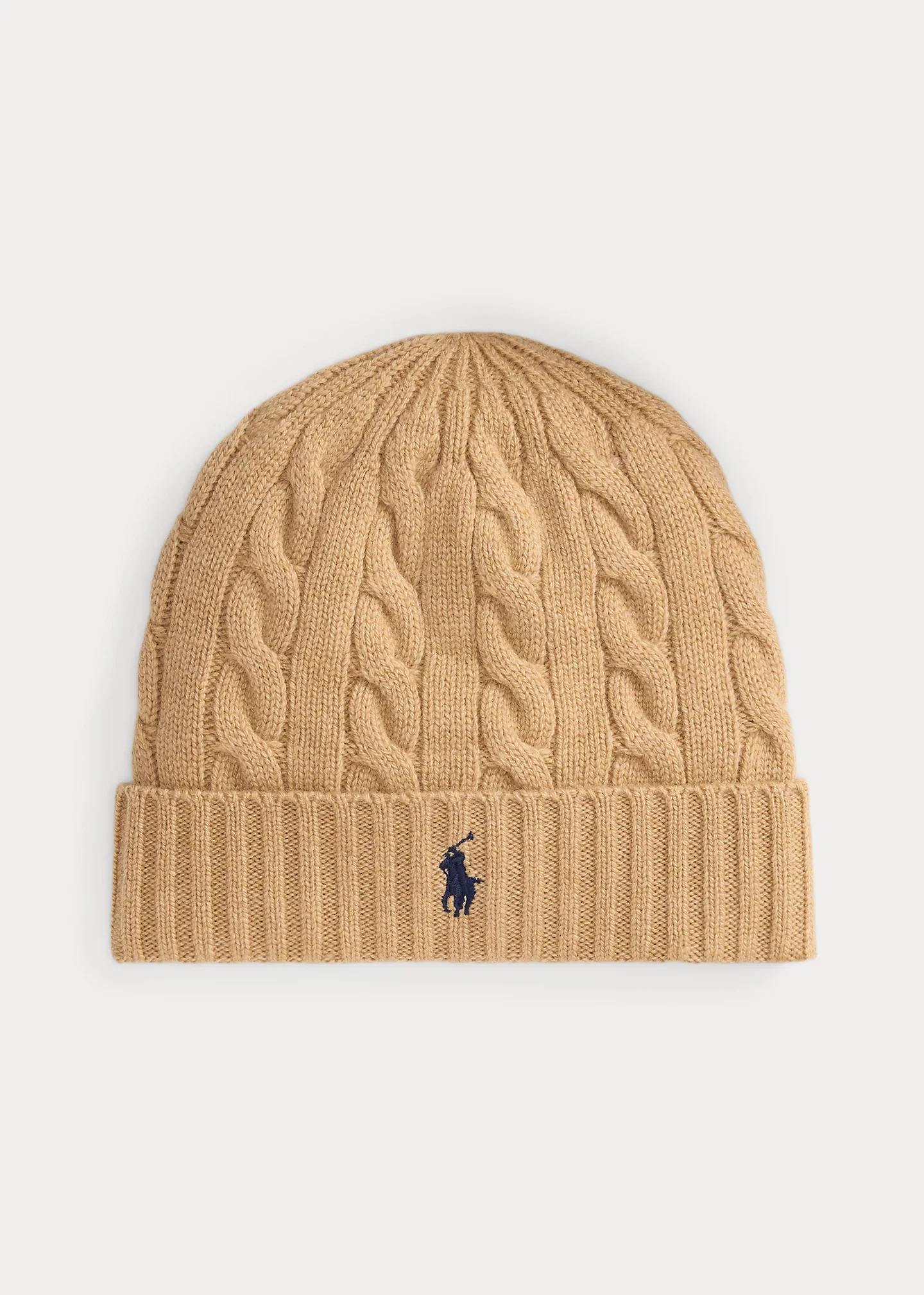 Cable-Knit Wool-Cashmere Beanie - 1