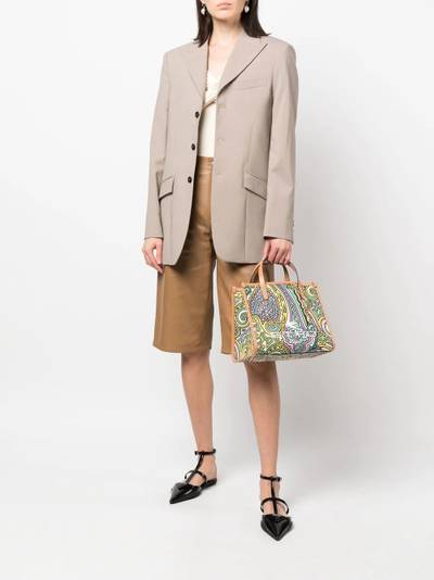 Etro graphic-print tote bag outlook