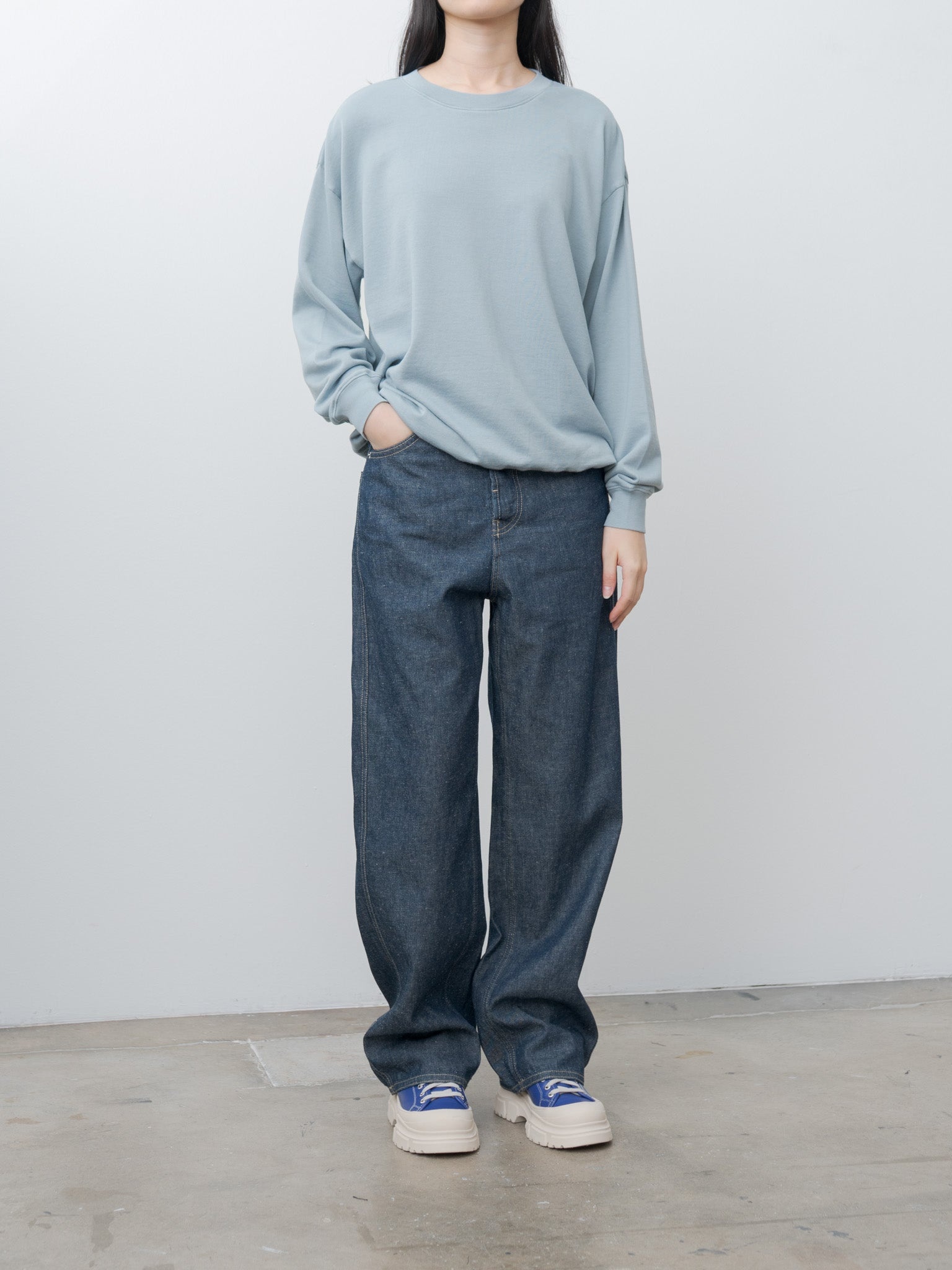 Peggy Denim Trousers - Blue - 2