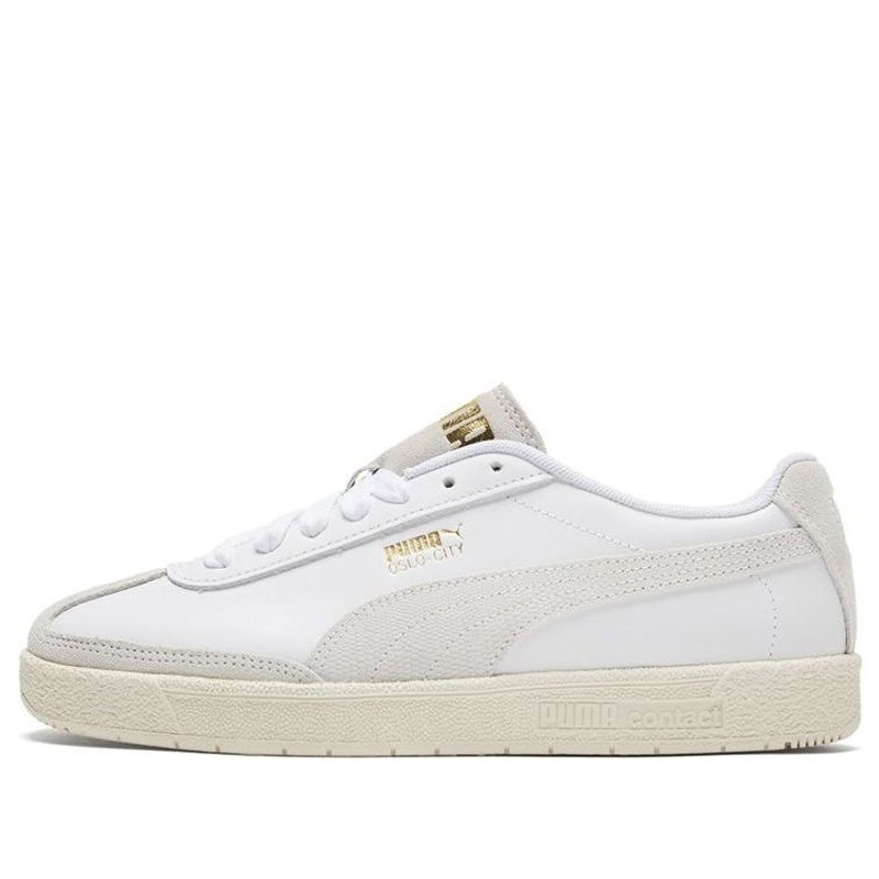 (WMNS) PUMA Oslo-City Woven Beige/White 374549-01 - 1