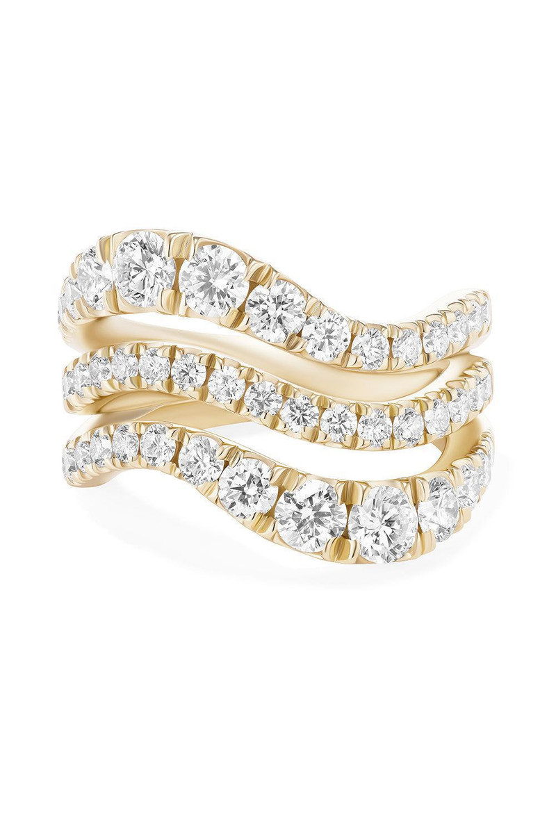 Clara Diamond Triple Wave Ring 1