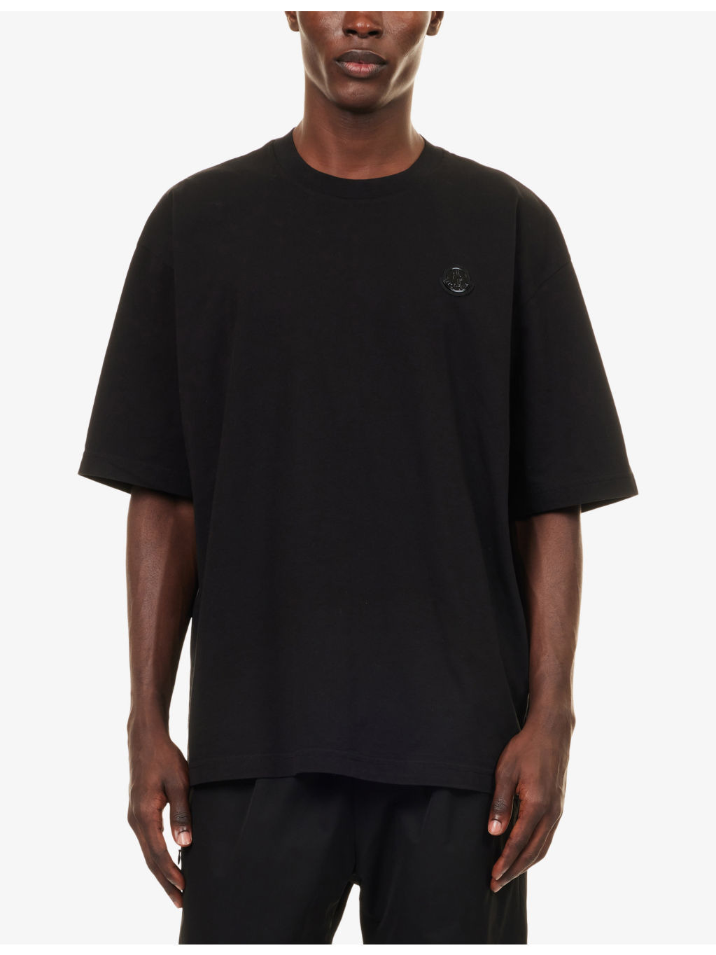 Moncler x A$AP Rocky Brand-Plaque Cotton-Jersey T-Shirt - 3