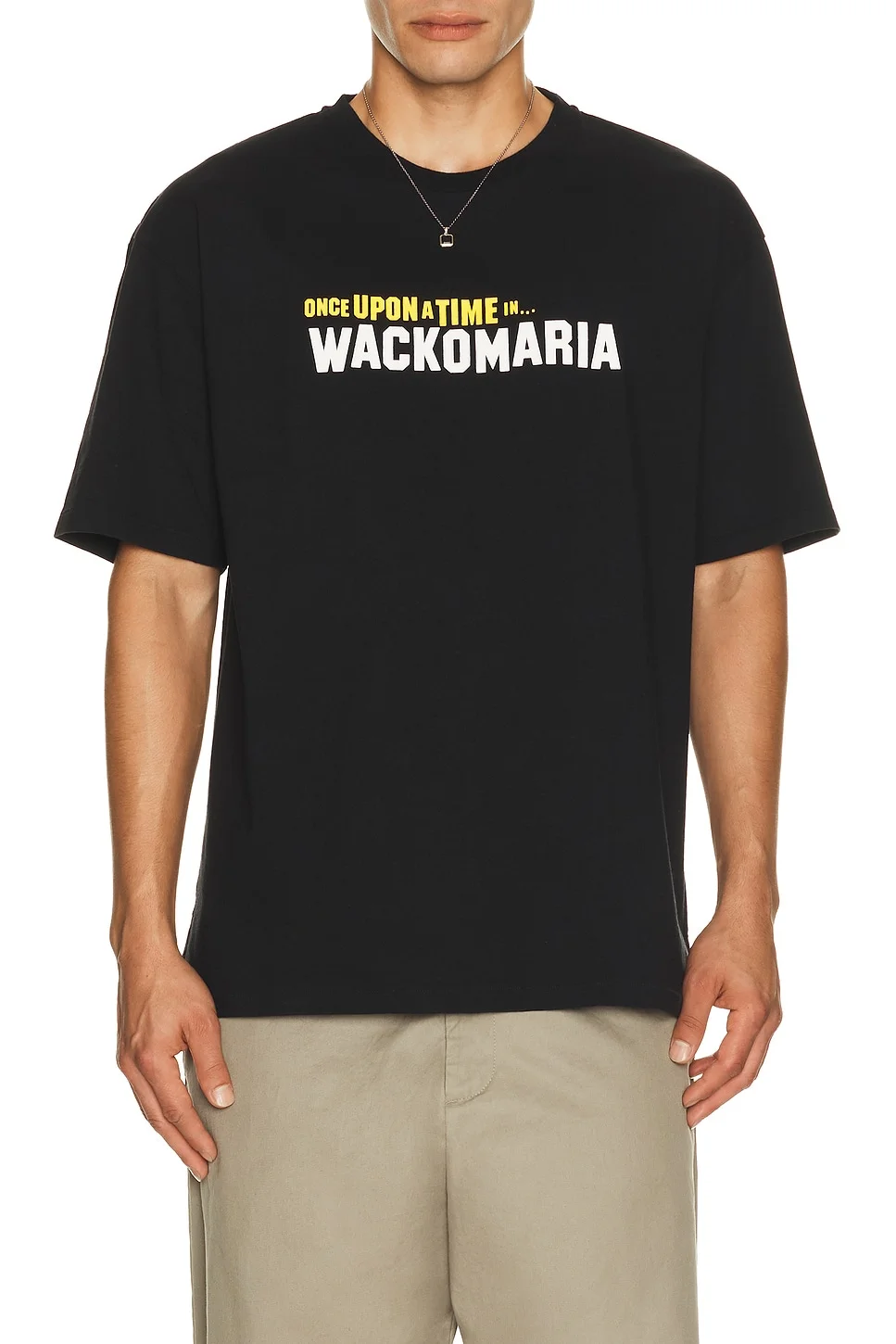 Washed Heavy Weight Crew Neck Tee Shirt Type 5 - 1