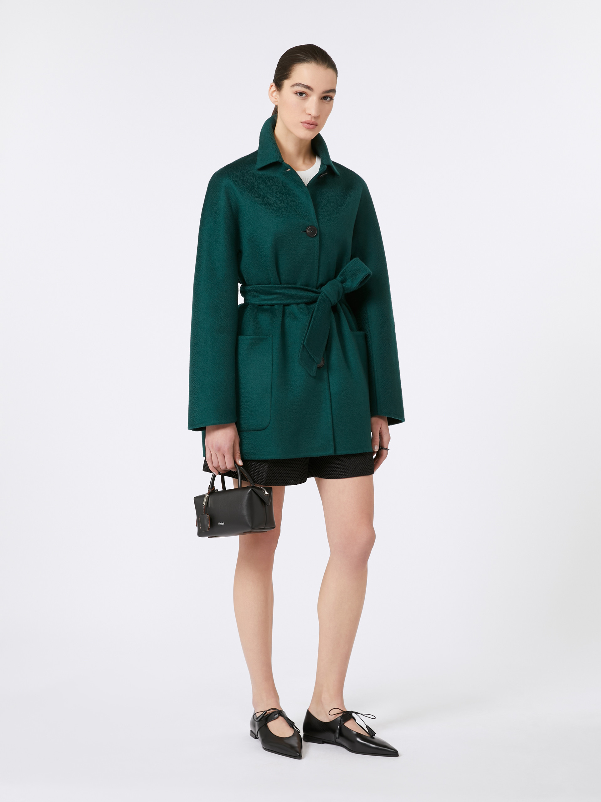 LEMBI Short pure cashmere coat - 2