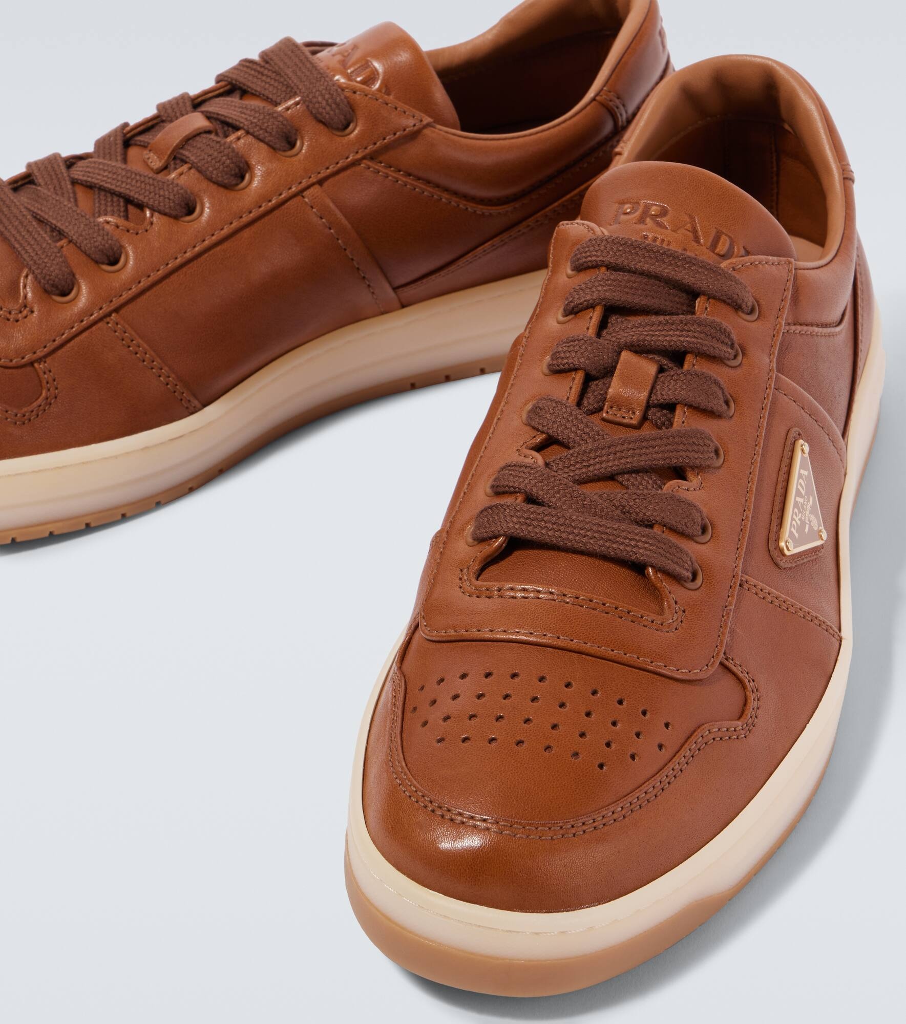 Downtown leather sneakers - 3