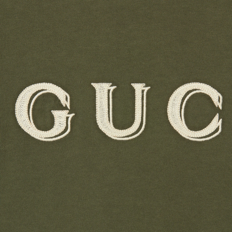 Cotton jersey T-shirt with embroidery 6