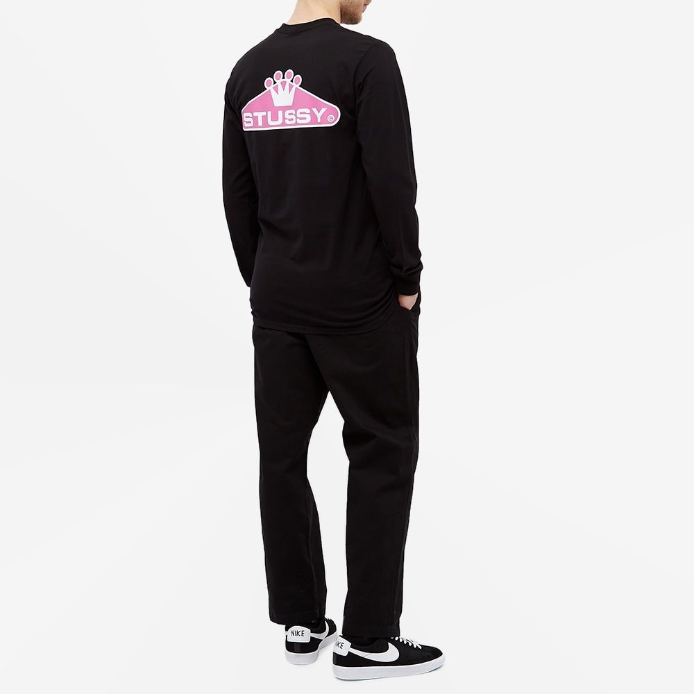 Stussy Long Sleeve Crowned Tee - 6