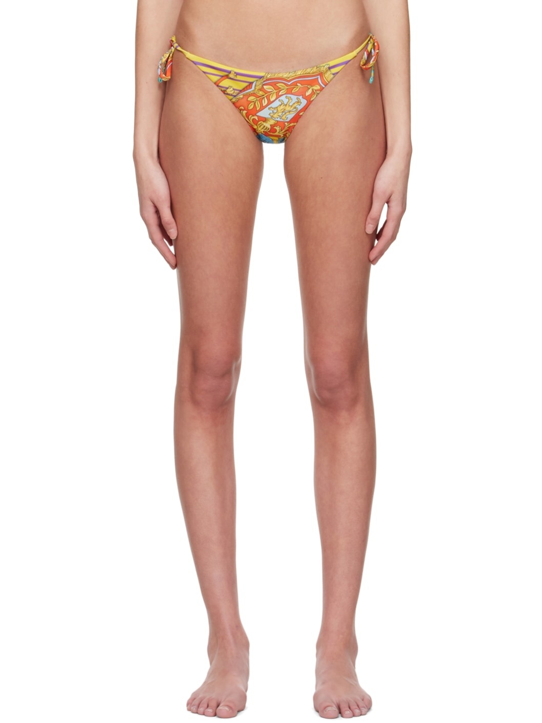 Multicolor Nylon Bikini Bottoms - 1