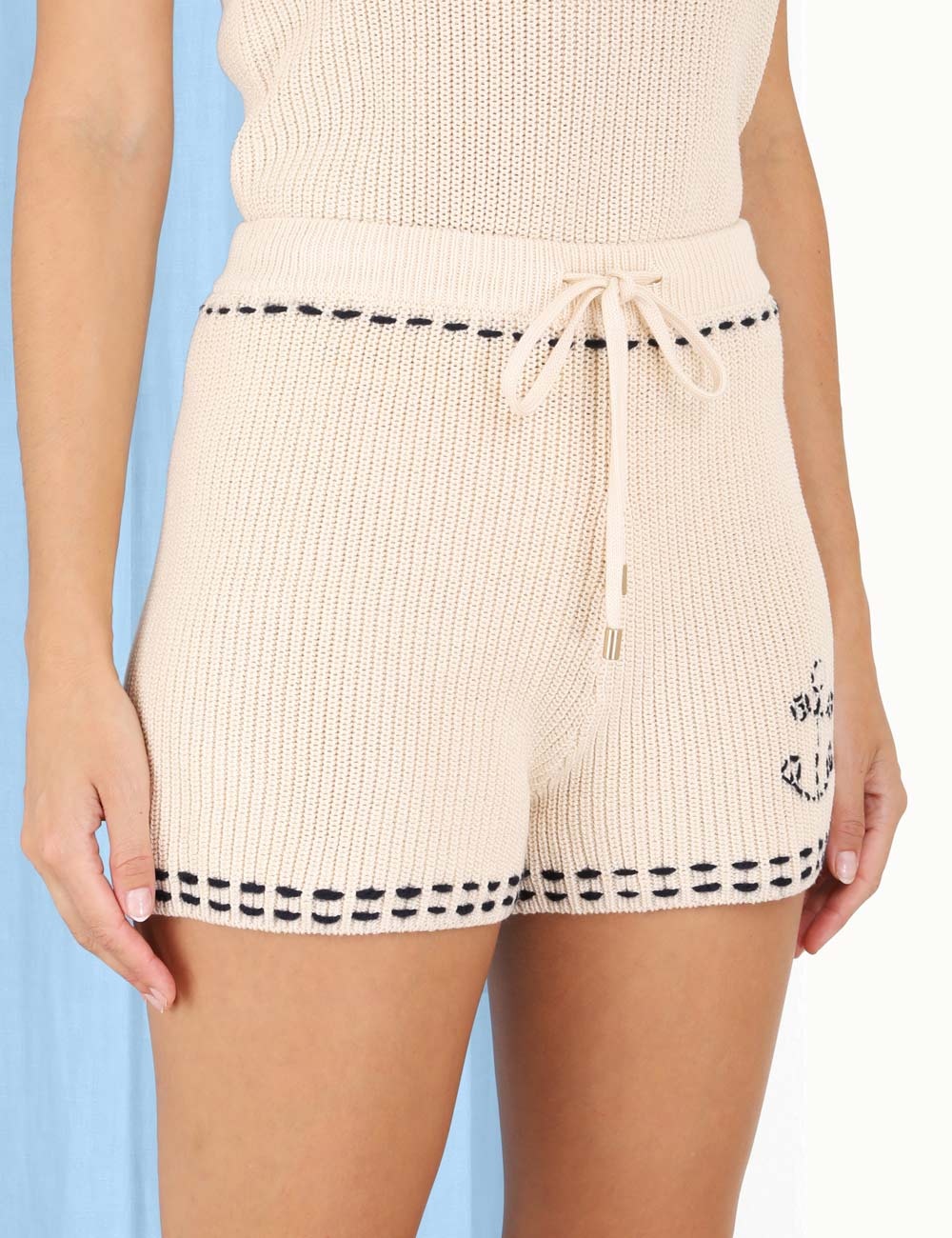 CLOVER KNIT SHORTS - 5
